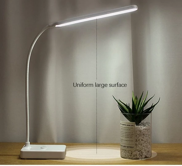 Ledli Dokunmatik Masa Lambası 3 Kademeli Akrobat Şarjlı ve Usb Masa Lambası Katlanabilir 30 Ledli Ma - 5