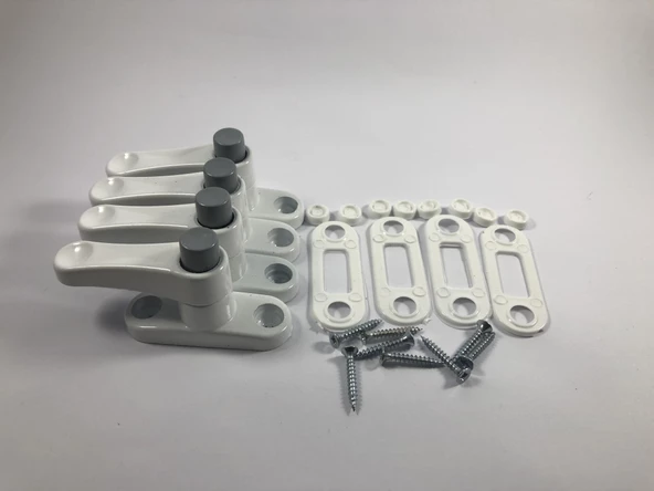 Metal Emniyet Kilidi Pimapen Kilidi Güvenlik Düğmeli Metal Kilit (4 Adet) - 6