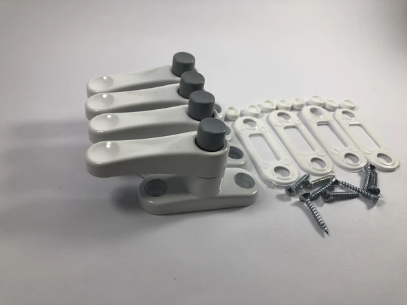 Metal Emniyet Kilidi Pimapen Kilidi Güvenlik Düğmeli Metal Kilit (4 Adet) - 5