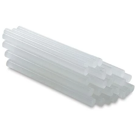 Mum Silikon İnce Ø7mmX30 cm Sıcak Mum Silikon Çubuk Uç 1 Kg (80 Adet) - 6