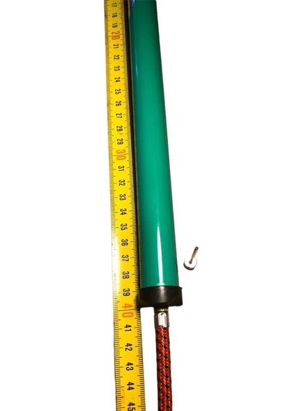 Top Pompası Bisiklet Pompası Taşınabilir İnce El Pompası 40 cm Metal Yeşil Pompa - 2