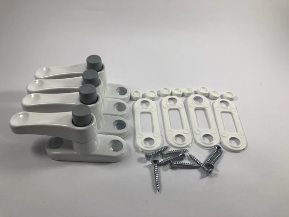 Metal Emniyet Kilidi Pimapen Kilidi Güvenlik Düğmeli Metal Kilit (4 Adet) - 7