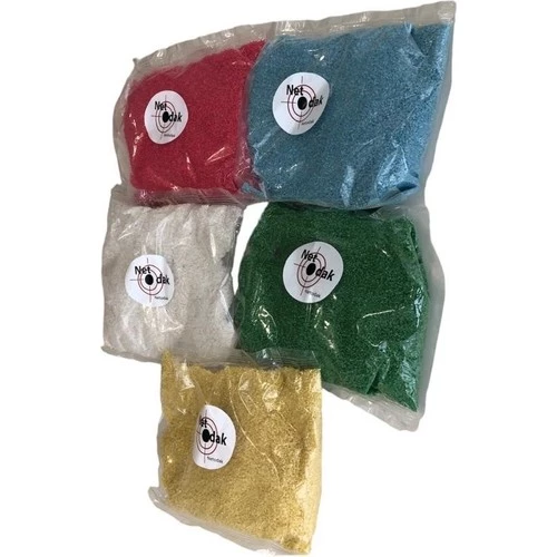 Renkli Dekoratif Kum Oyuncak Kumu  (5 Paket) Vazo Kumu Bahçe Dekor Saksı Terraryum Kum 3,5 Kg - 7