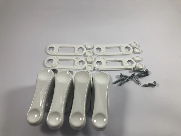 Metal Emniyet Kilidi Kapı Pencere Çocuk Kapı Kilidi (4 Adet) - 3