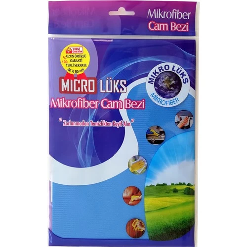 Cam Bezi Hassas Yüzey Temizlik Bezi  Mikrofiber Bez - 3