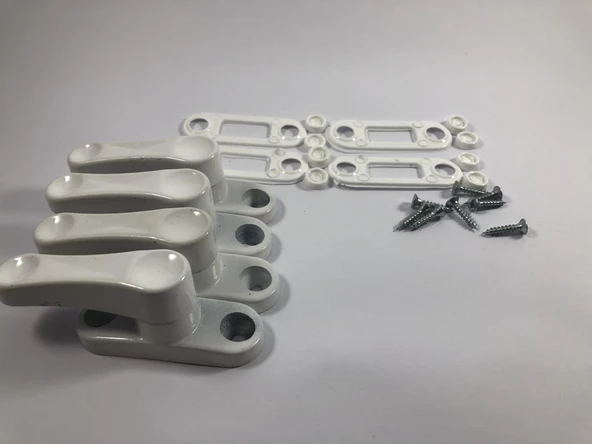 Metal Emniyet Kilidi Kapı Pencere Çocuk Kapı Kilidi (4 Adet) - 5