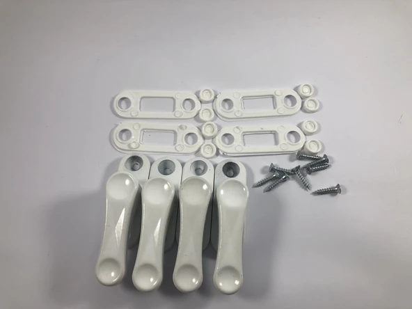 Metal Emniyet Kilidi Kapı Pencere Çocuk Kapı Kilidi (4 Adet) - 8