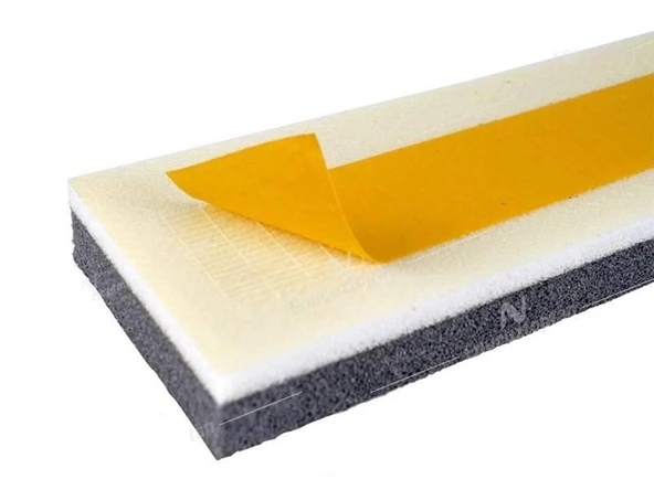 Yapışkanlı Kapı Altı Isı Yalıtım Süngeri Eşik Süngeri Sert 2 Adet - 2