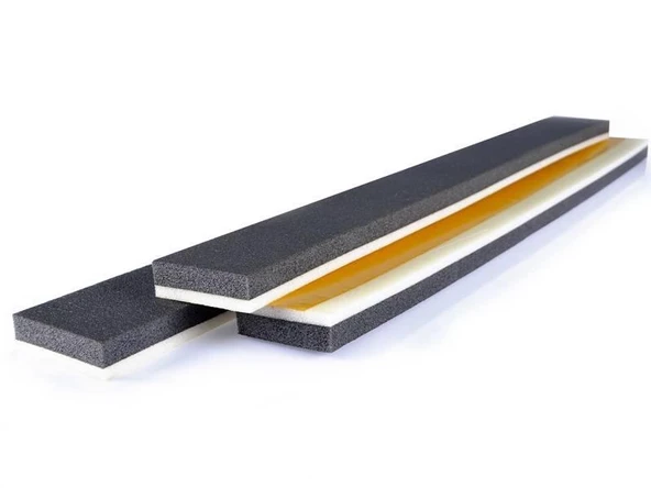 Yapışkanlı Kapı Altı Isı Yalıtım Süngeri Eşik Süngeri Sert 2 Adet - 7