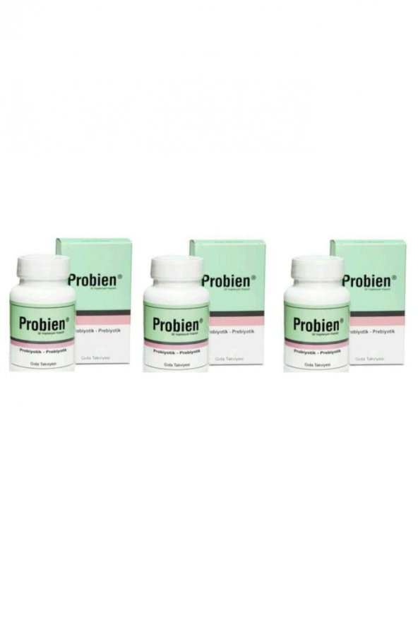 Probien Probiyotik Prebiyotik 30 Kapsül 3Lü PAKET (SKT:07/2026)