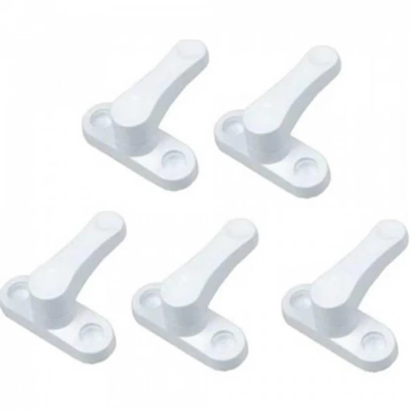 Çekmeli Plastik Kapı Pencere Emniyet Kilidi Pimapen Güvenlik Kilidi 5 Adet - 6