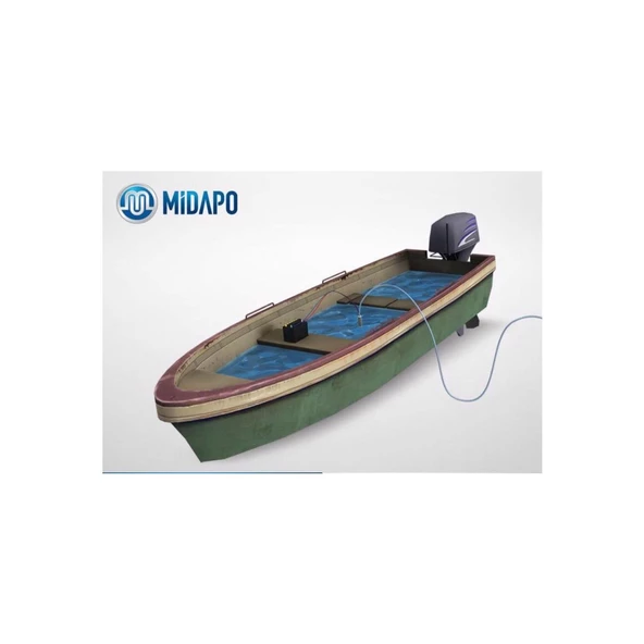 Midapo 12 Volt 1/4 Mini Dalgıç Pompa Mazot,Su Yada Süt Pompası - 8