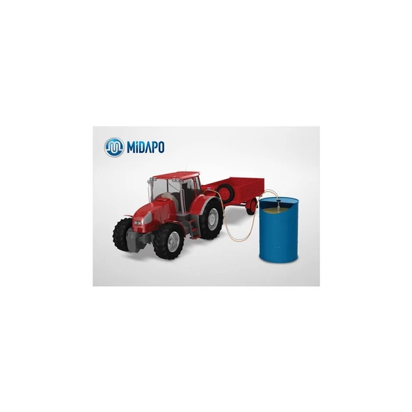 Midapo 12 Volt 1/4 Küçük Mini Dalgıç Pompa Mazot Su Yada Süt Pompası - 4