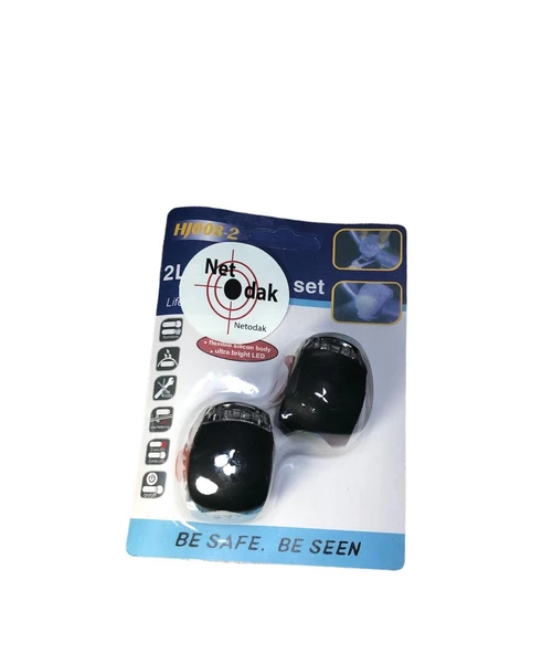 Bisiklet Işığı Gece Lambası Su Geçirmez Silikon Uyarı İkaz Yanıp Sönen - 10