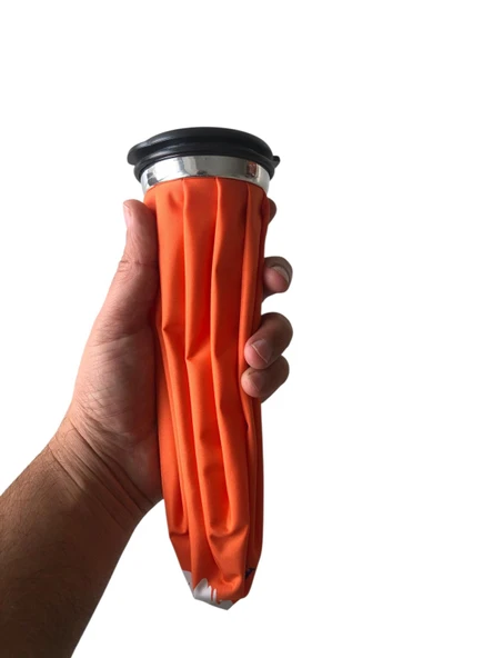 İki Adet Buz Torbası Soğuk Kompres Torbası Emniyetli Kapaklı Su Geçirmez Kumaş Büyük Boy - 2