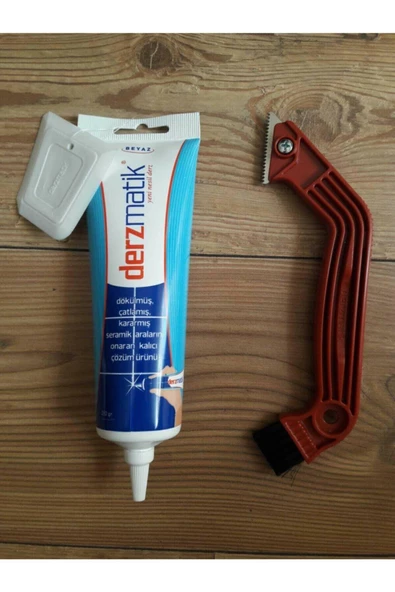 Derzmatik Derz Gaga Beyaz + Derz Kazıma Aparatı