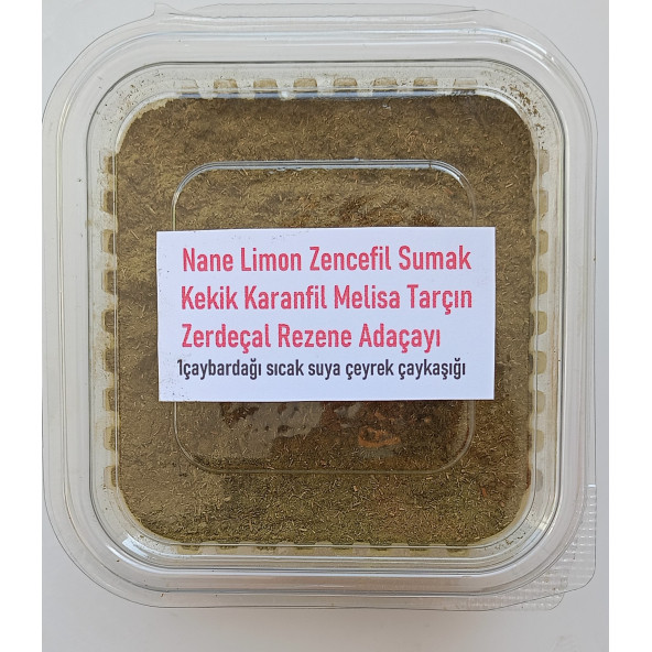 Nane Limon Zencefil Adaçayı 30 Bardak X 2 Gr