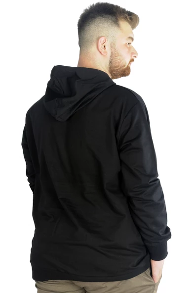 Mode XL Büyük Beden Eşofman Üstü 2ip Basic 20569 Siyah - 4