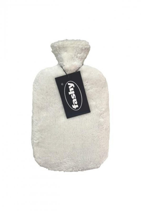 Fashy Peluş Kılıflı Sıcak Su Torbası - Beyaz