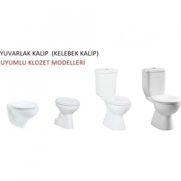 Nkp Slim Smart Thermoplast Yavaş Kapanan Klozet Kapağı 0302 - 4