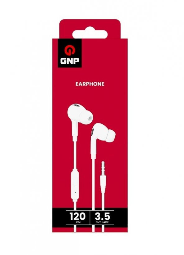 Genpa Gnp  3.5 Jack Kulakiçi Kablolu Kulaklık Beyaz Genpa Garantili