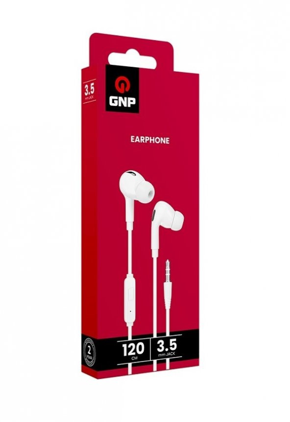 Genpa Gnp  3.5 Jack Kulakiçi Kablolu Kulaklık Beyaz Genpa Garantili - 2