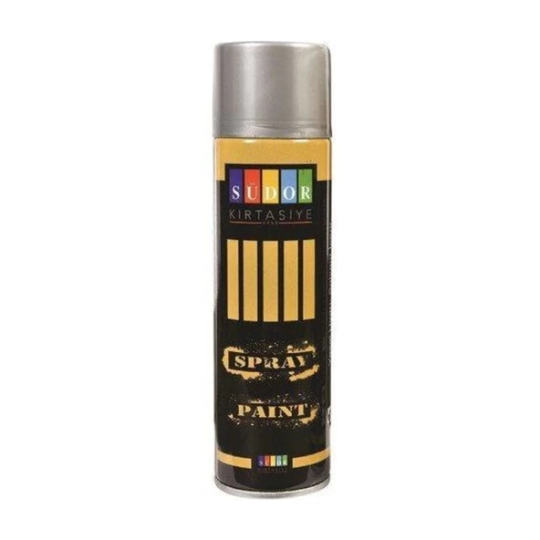 SÜDOR SPREY BOYA ( 200 ml )  GRİ GÜMÜŞ