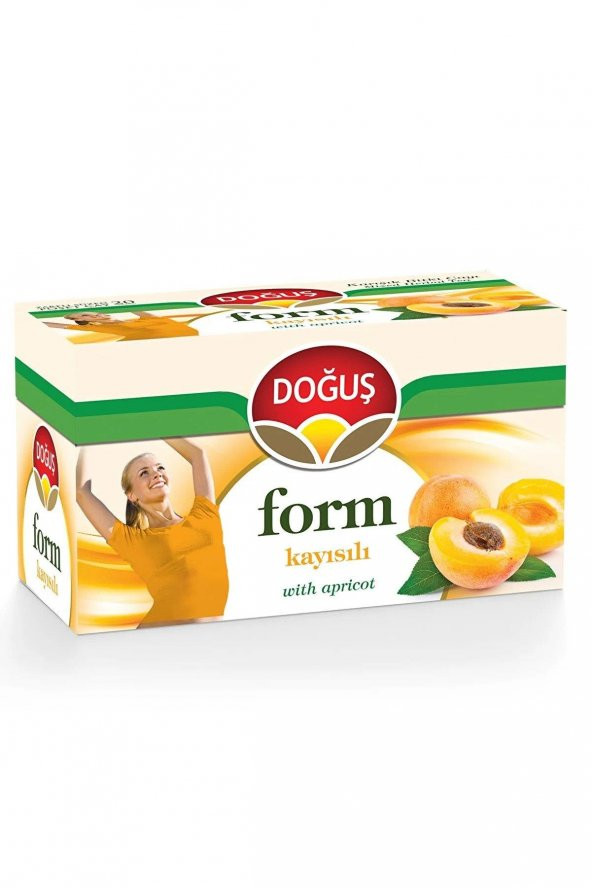 Doğuş Form Kayısılı Çay 20 Li Paket Kayısılı Form Sallama Çay