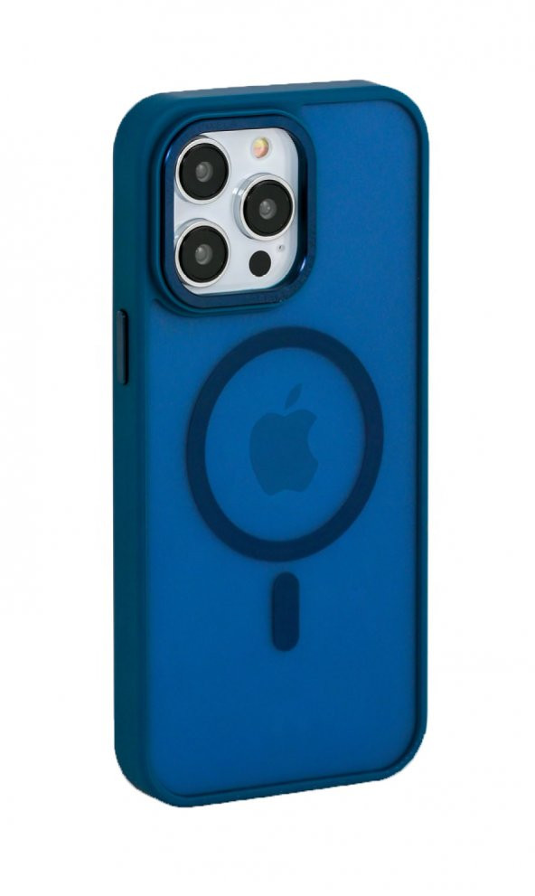 İphone 11 pro  Blue Sky Magsafe Kılıf Kapak Koruma Mavi