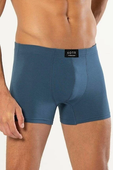 6 lı Paket Kota Erkek Likralı Boxer 1009 - Resim 6