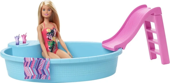 Barbie ve Eğlenceli Havuzu 6841