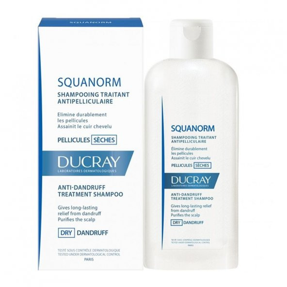 Ducray Squanorm Kepek Karşıtı Şampuan 200 ml