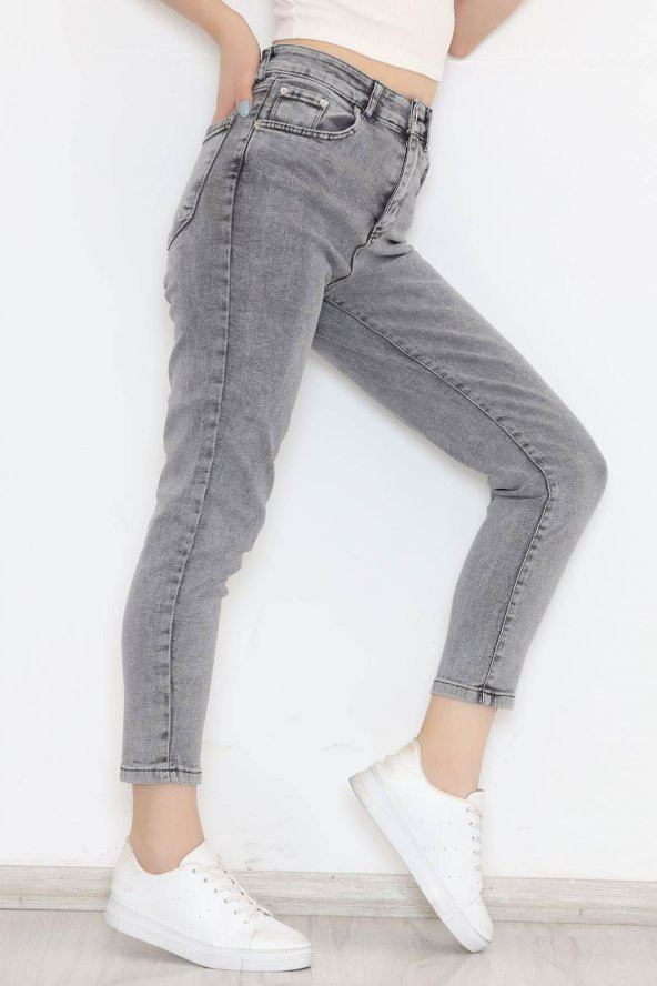 Boyfriend Kot Pantolon Gri - 11917.1431. - 5