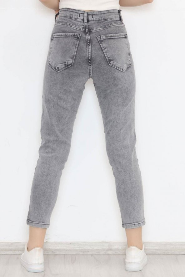 Boyfriend Kot Pantolon Gri - 11917.1431. - 8