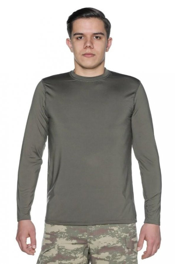 Single Sword Uzun Kol Microfiber T-Shirt - Tişört