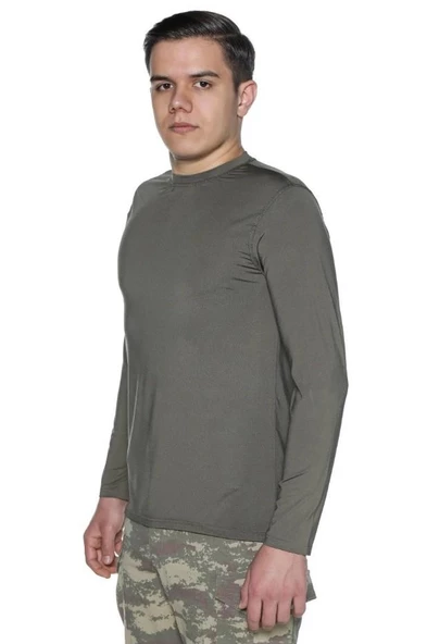 Single Sword Uzun Kol Microfiber T-Shirt - Tişört - 2