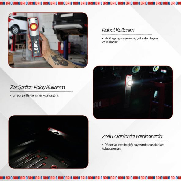 Brio Led Şarjlı Lamba Colour Match Gün Işığı 800L - 6