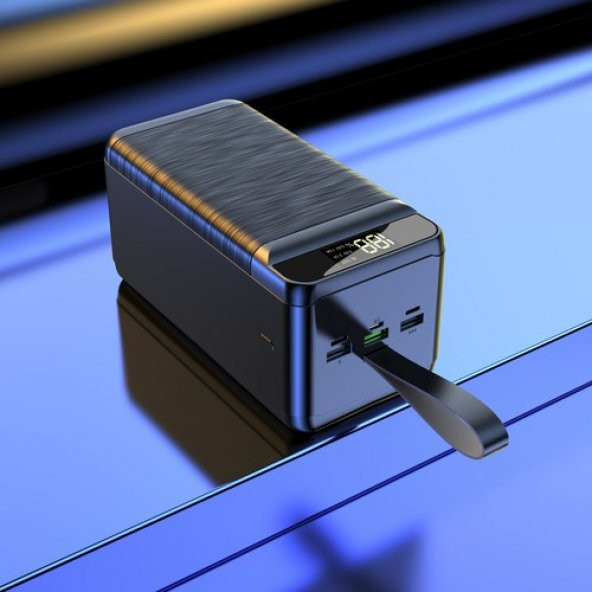 Robor Taşınabilir Şarj Cihazı Luxury Series R780+ 80000 mAh Siyah VİTRİN