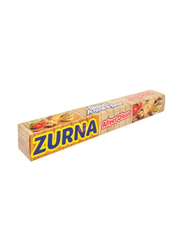 Zurna Dürüm Kutusu 40 cm 300lü Paket  5x5x40 cm Krome Karton Baskılı Ambalaj - 2