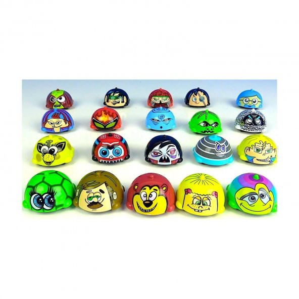 Whirly Topaç Gibi Dönen Üst Üste Konulup Döndürülebilen Karakterli Arabalar Sürpriz Paket