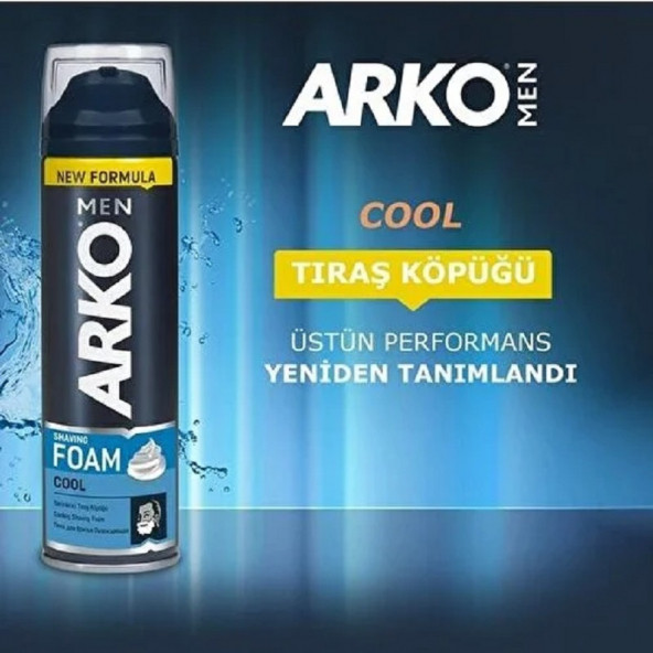 Arko Men Tıraş Köpüğü Cool 200 Ml - Resim 2