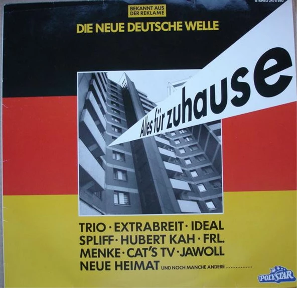 Alles Für Zuhause new - Die Neue Deutsche Welle  – wave tarz plak alithestereo