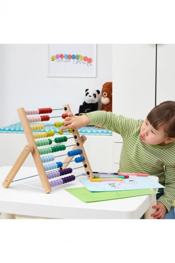 Underhalla Çok Renkli Eğitici Çocuk Abaküs 33 Cm - 4