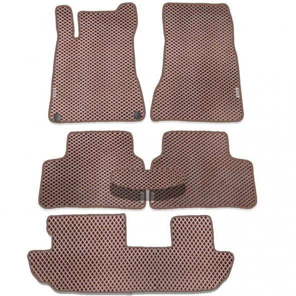 Bod Chery Tiggo 8 Pro 7 Koltuk 3D Havuzlu Paspas 2023-Sonrası Kahve