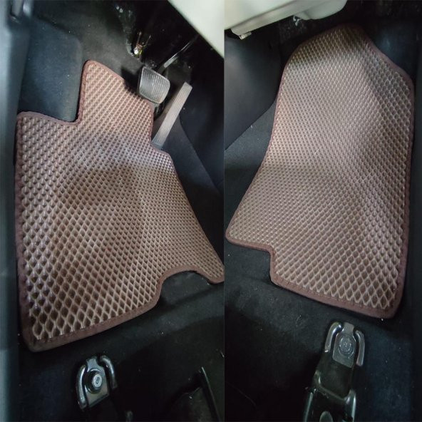 Bod Chery Tiggo 8 Pro 7 Koltuk 3D Havuzlu Paspas 2023-Sonrası Kahve - 3