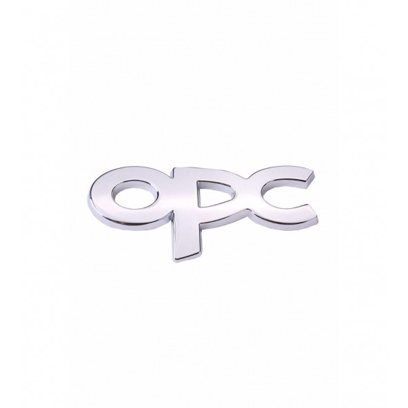 OPEL OPC PASLANMAZ METAL ARMA STICKER - 4
