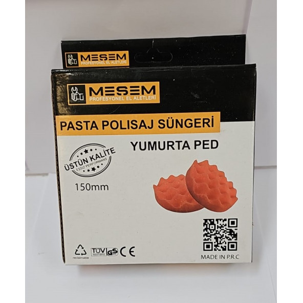 MEŞEM PASTA POLİSAJ SÜNGERİ 150mm (YUMURTA PED)