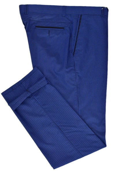 Erkek Piti Kare Silim Fit Kumaş Pantolon CRS-640 - Resim 2