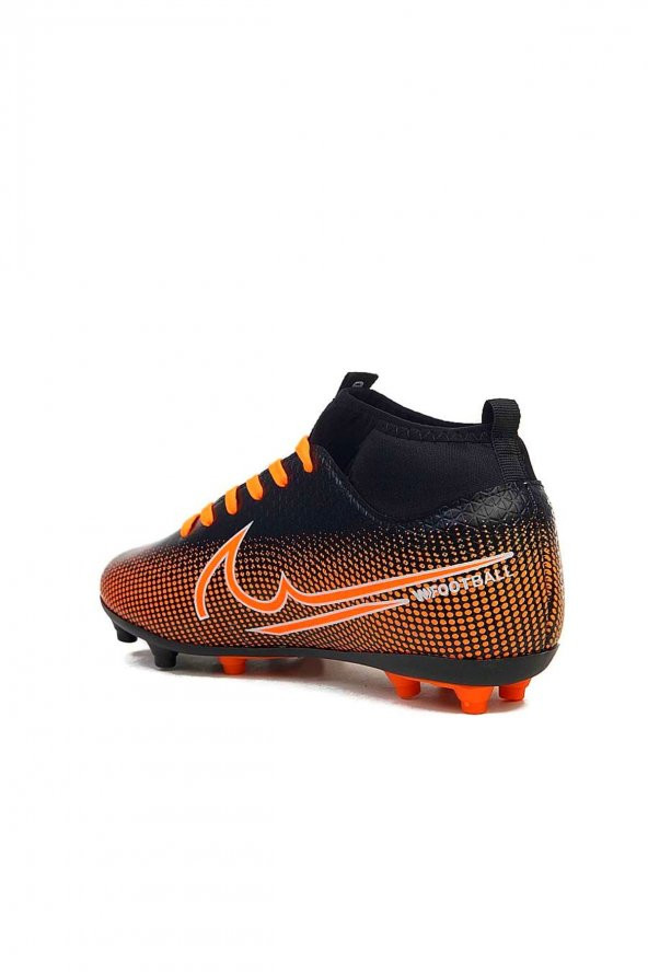 WALKED Yeni Sezon Çoraplı Krampon 437 Siyah Turuncu - 4