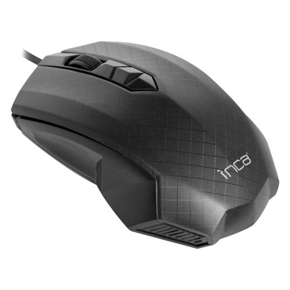 Inca Usb Siyah Kablolu Optik Mouse - 3